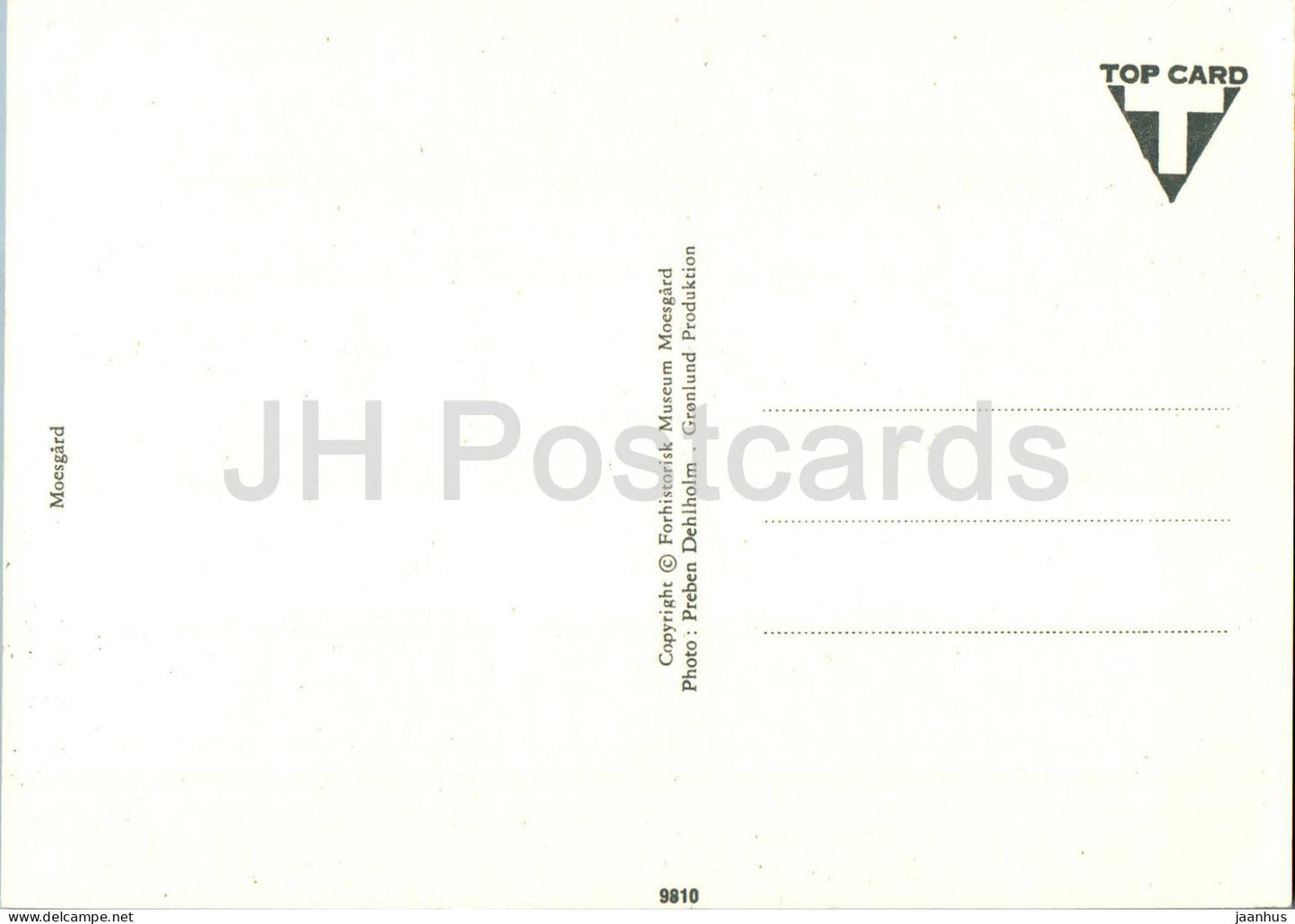 Moesgard - 9810 - Danemark - inutilisé