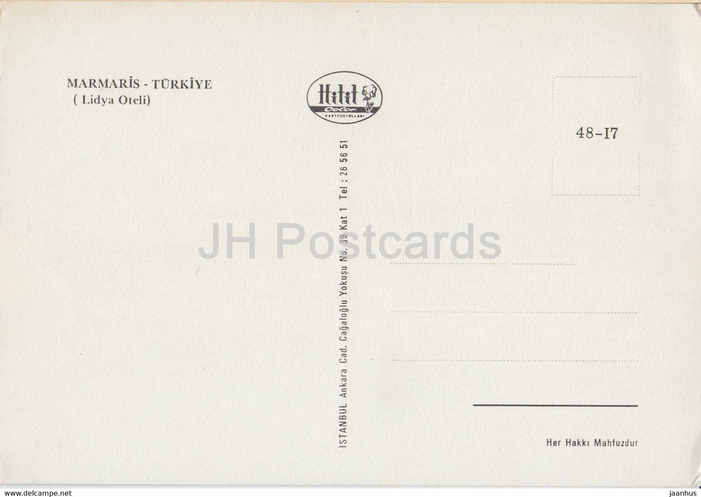 Marmaris - Lidya hotel - beach - Turkey - unused