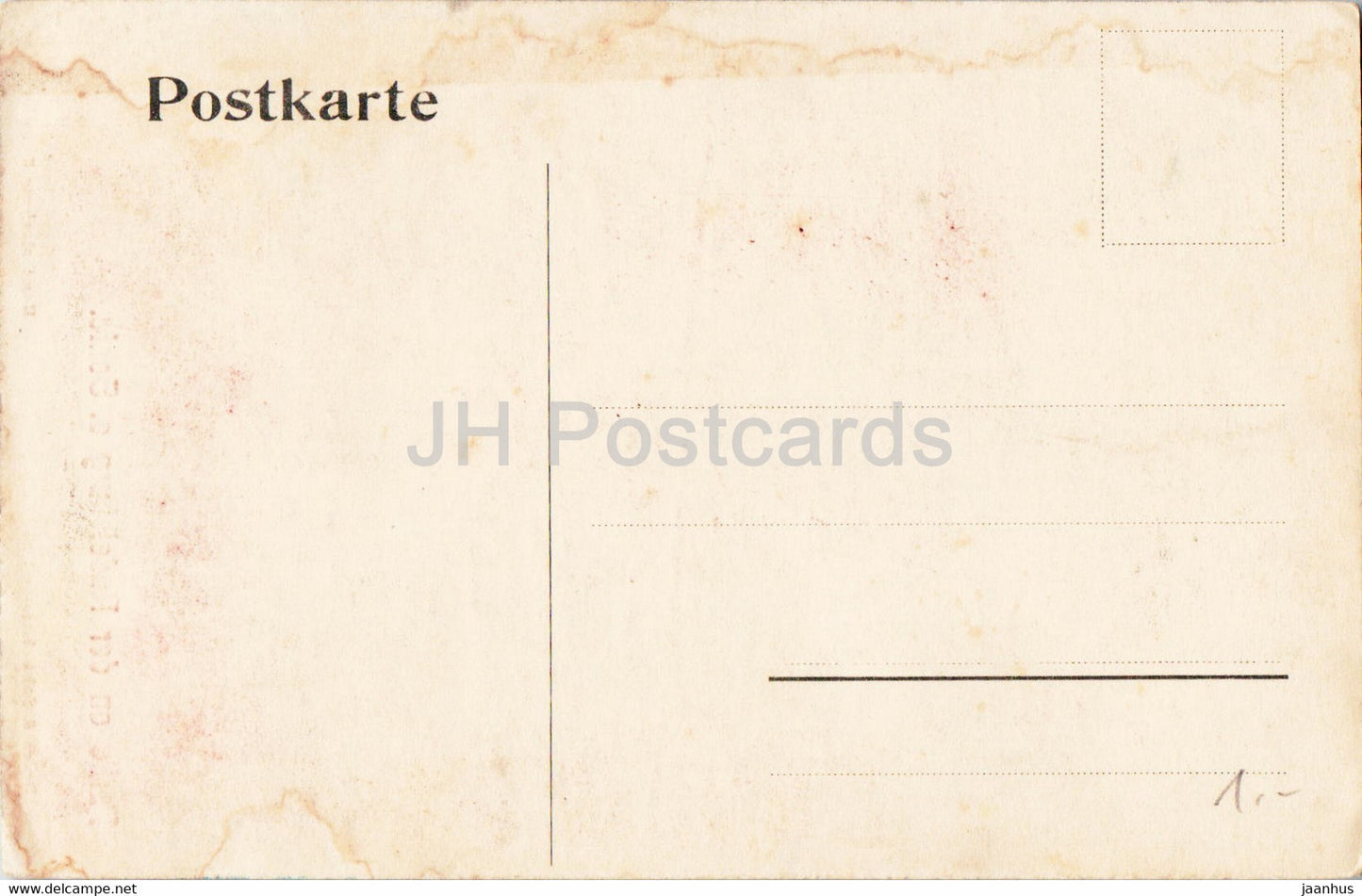 Party an der Rudelsburg a Saale - alte Postkarte - Deutschland - unbenutzt