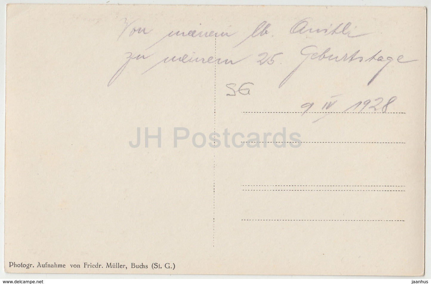 Margelkopf - 1196 - Schweiz - 1928 - gebraucht