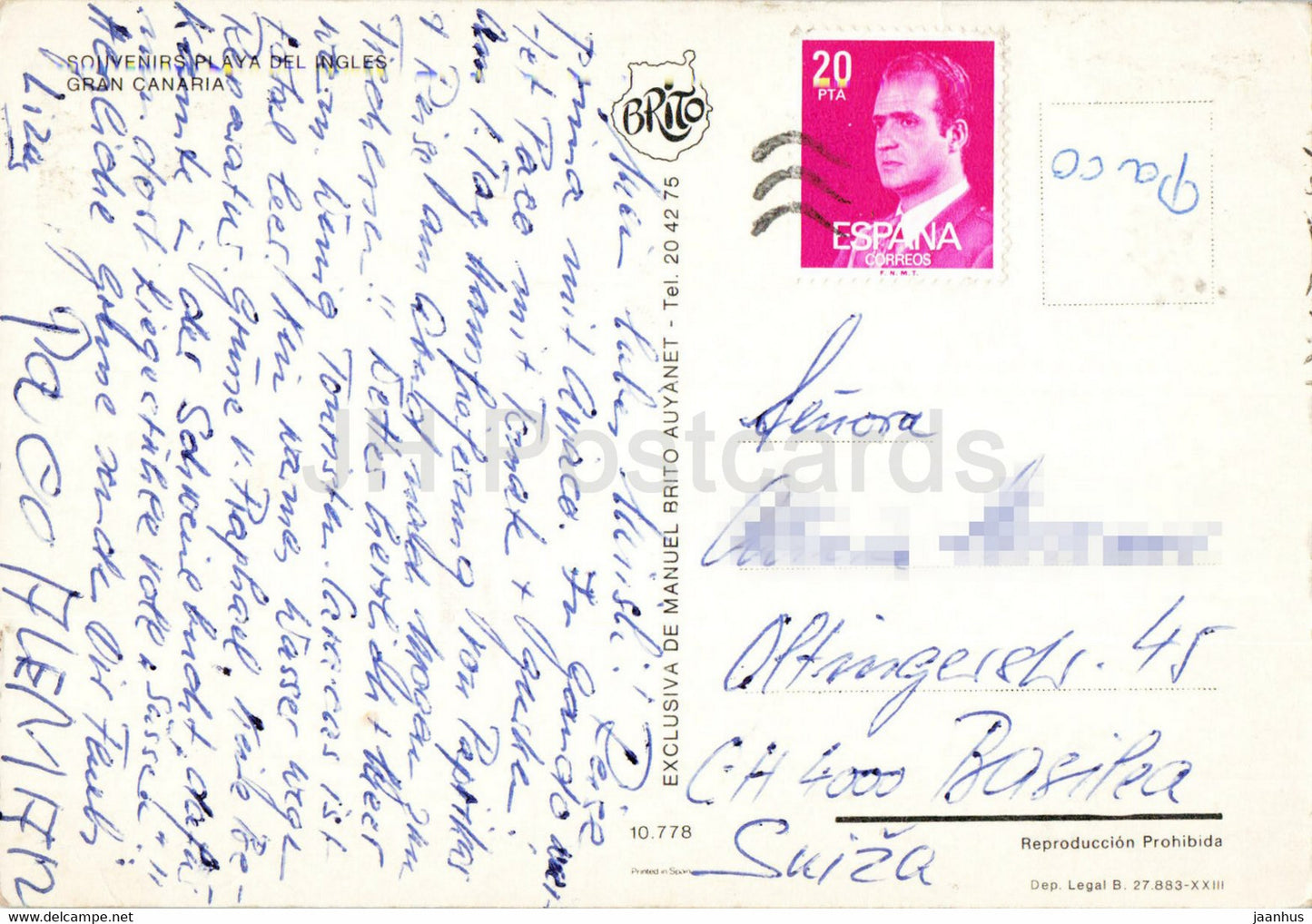 Souvenirs Playa del Ingles - Gran Canaria - multiview - Espagne - occasion