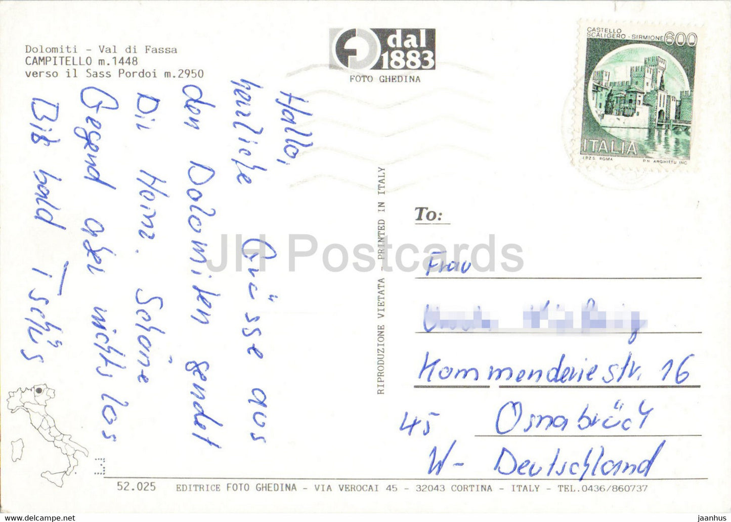 Campitello – Val di Fassa – Sass Pordoi – Italien – gebraucht