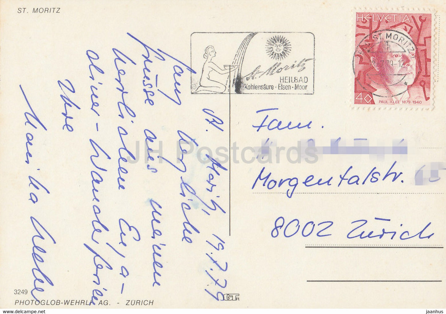 St. Moritz - 3249 - 1979 - Switzerland - used