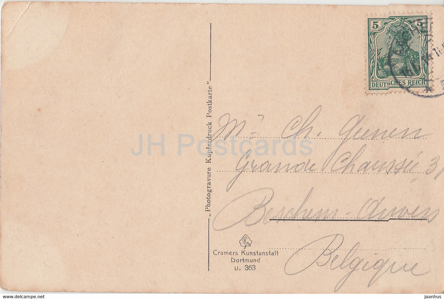 Aachen - Partie am Elisenbrunnen - 363 - old postcard - 1914 - Germany - used