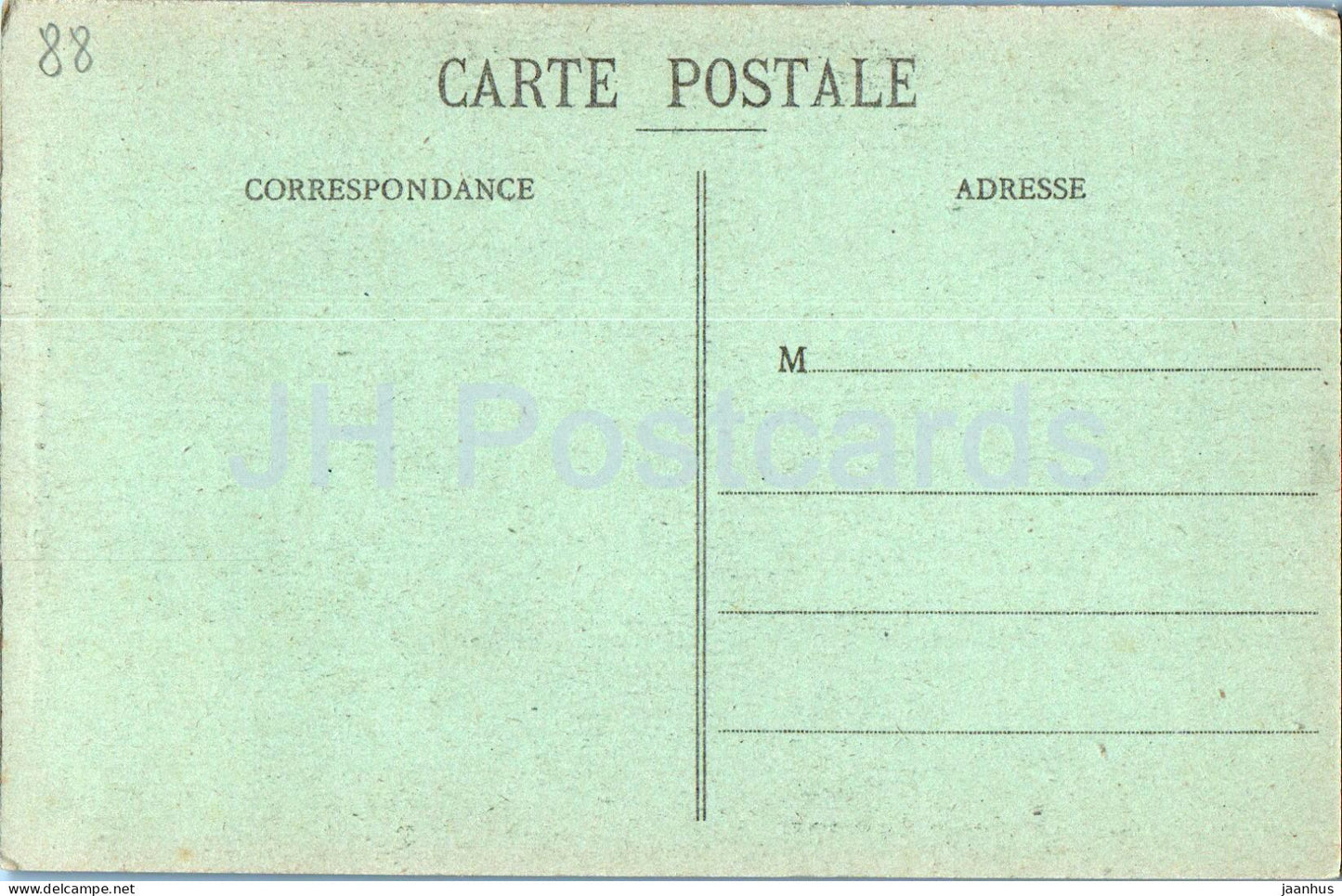 Epinal - Chemin des Ruines de l'Ancien Chateau Fort - carte postale ancienne - France - inutilisée