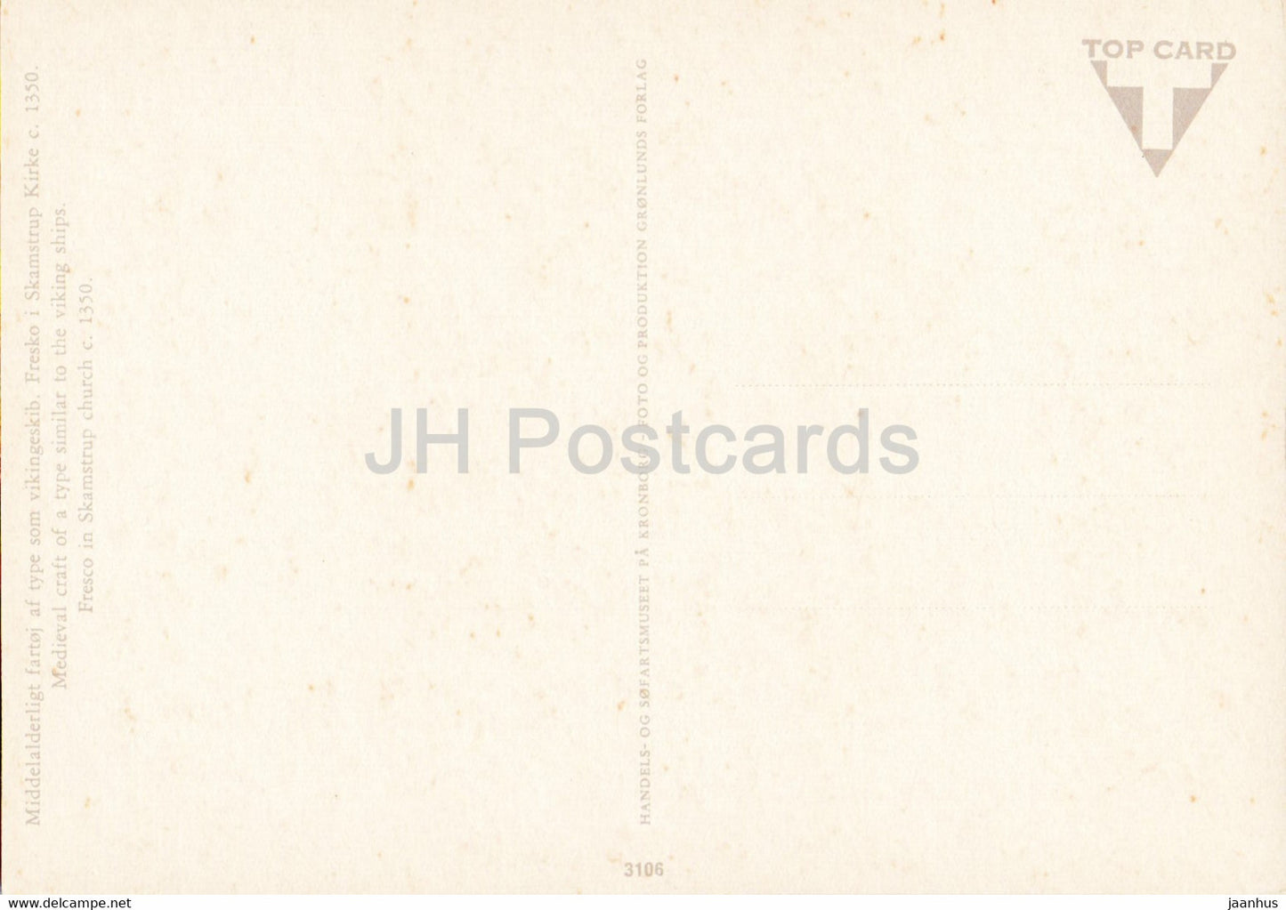 Mittelalterliches Schiff ähnlich den Wikingerschiffen - Schiffskunst - Dänemark - unbenutzt