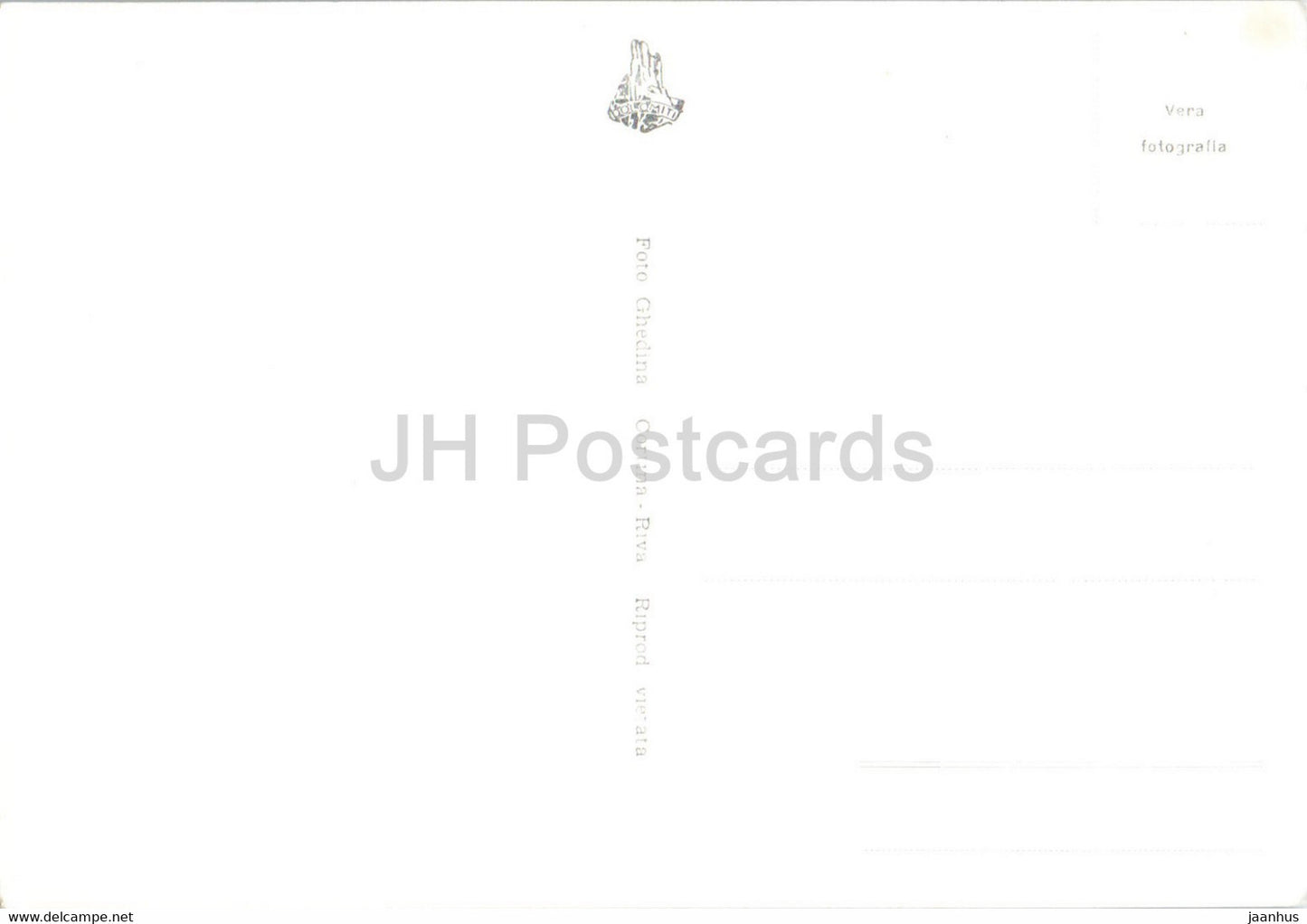 Albergo Passo Monte Croce Comelico 1656 m - Gasthof Kreuzberg - old postcard - Italy - unused