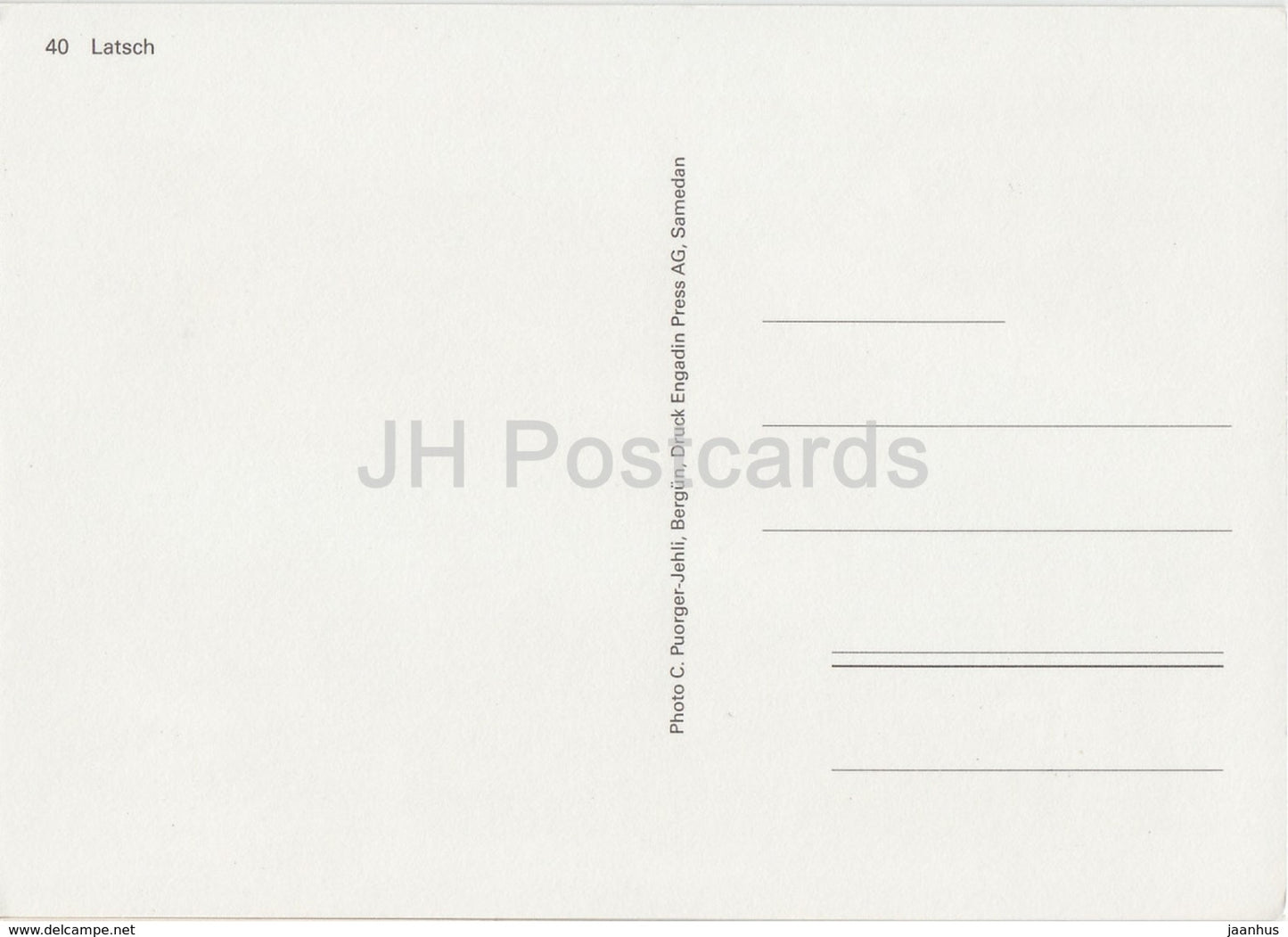 Latsch - multiview - Switzerland - unused