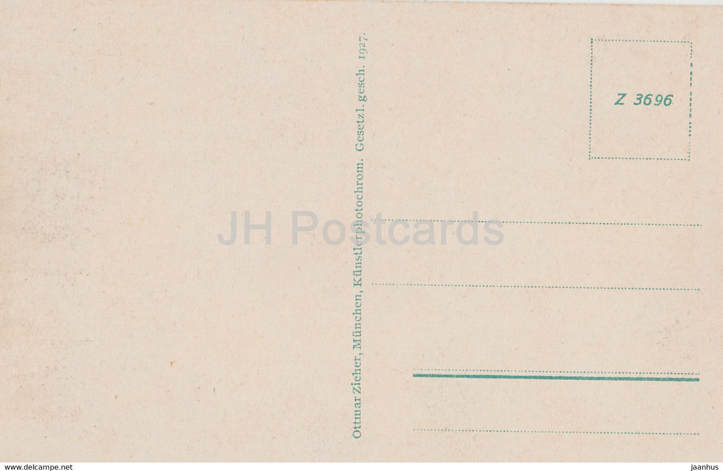 Berchtesgaden vom Nonntal - 3696 - old postcard - Germany - unused