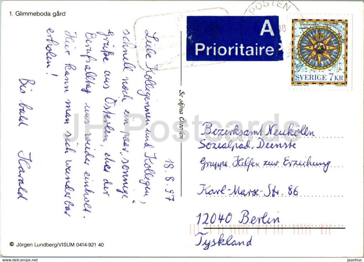 Glimmeboda gard – 1997 – Schweden – gebraucht