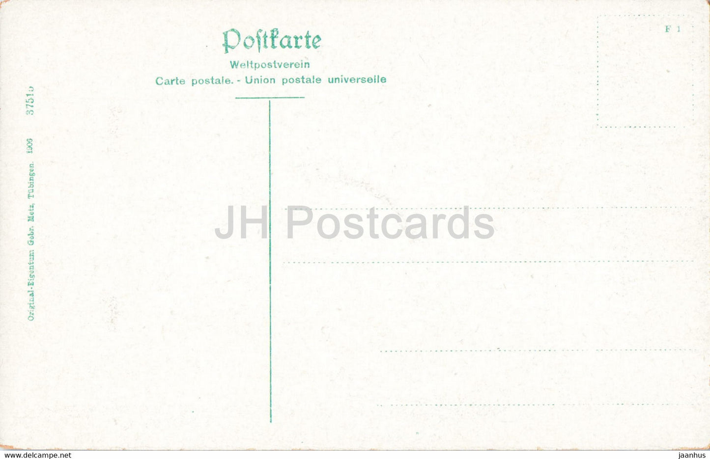 Frankische Schweiz - Ruine Neideck - old postcard - 1906 - Germany - unused