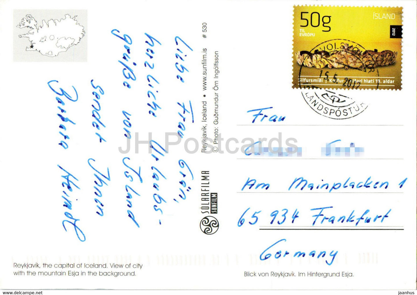 Reykjavik - 2012 - Iceland - used