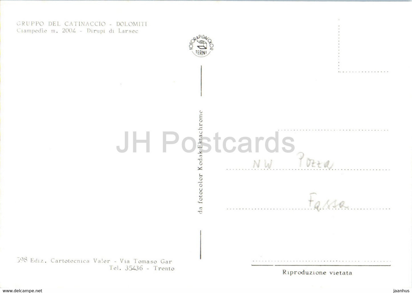 Gruppo del Catinaccio - Dolomiti - Ciampedie - Dirupi di Larsec - Italy - used
