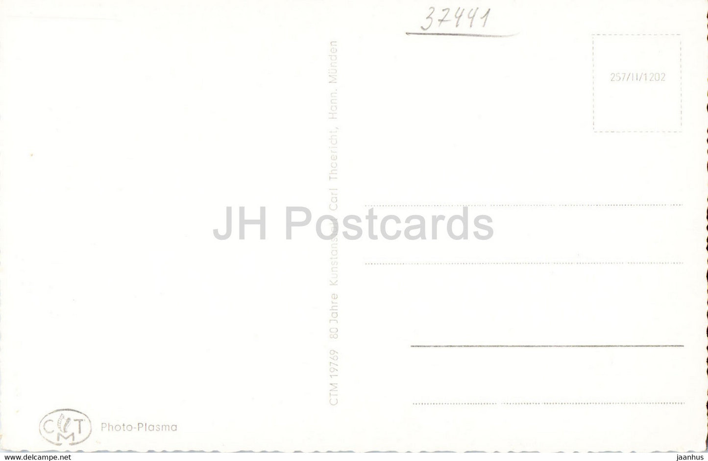 Harz Karte - Bad Sachsa - Die Tanne - Das Wahrzeichen des Harzes - old postcard - Germany - unused