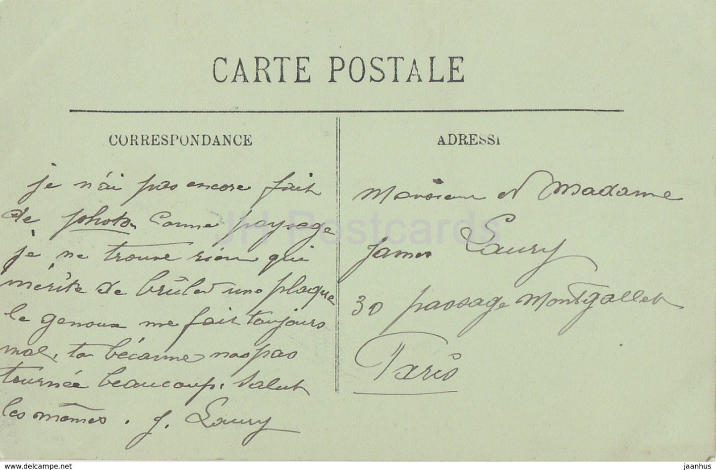 Luynes - Le Chateau - Facade - Environs de Tours - castle - 165 - old postcard - France - used