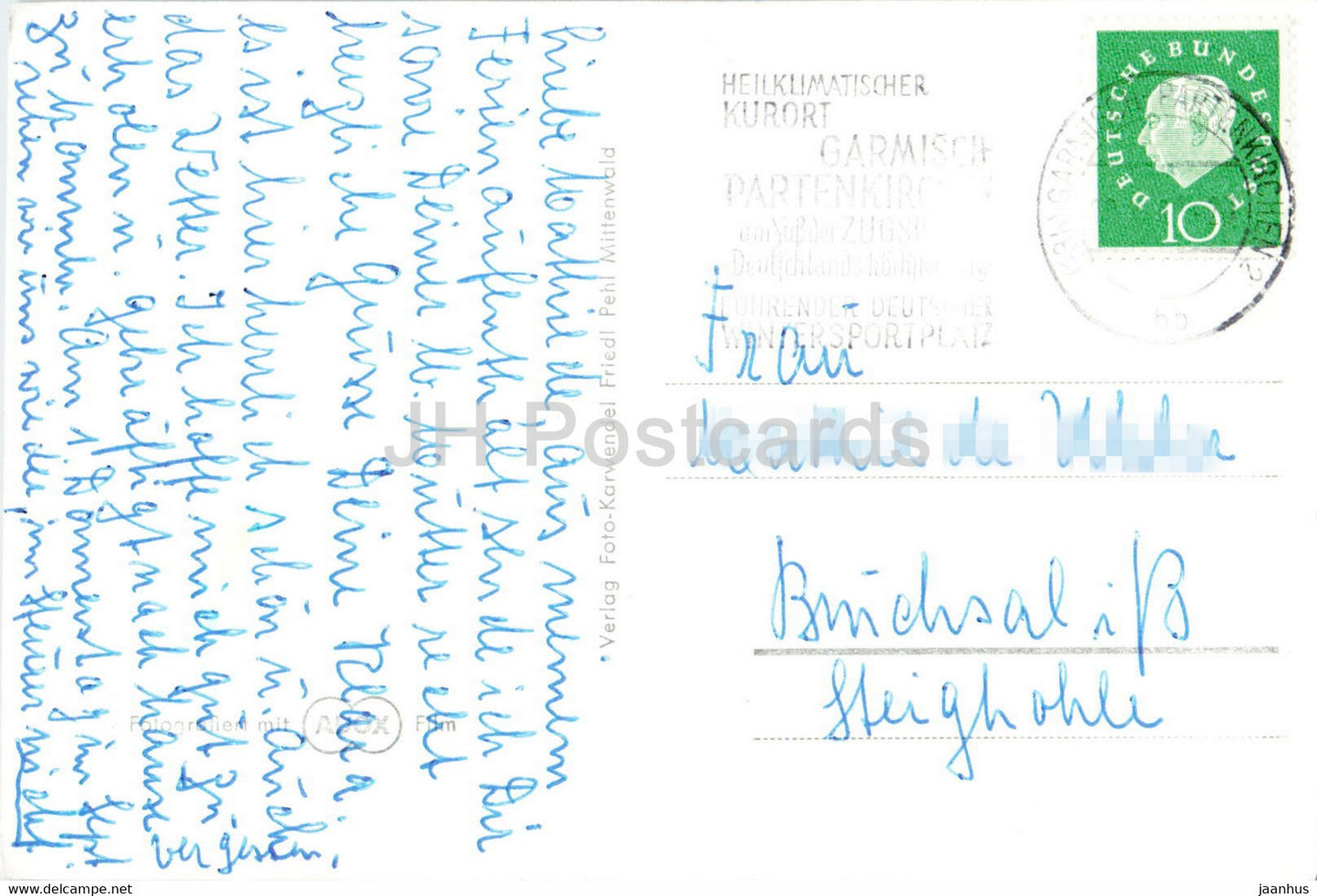 Riessersee mit Waxenstein - Germany - used