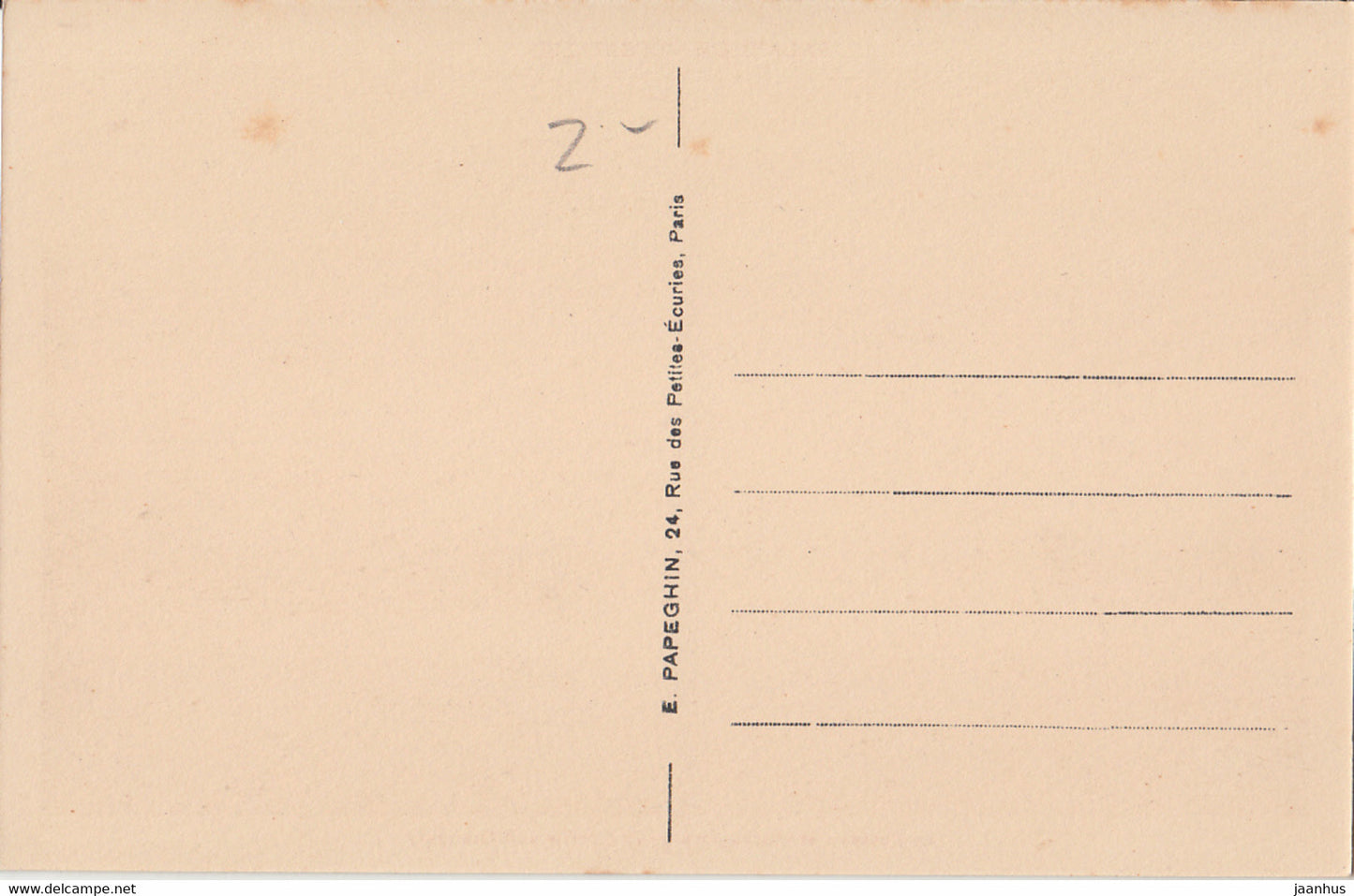 Palais de Versailles - Le Chateau et l'Orangerie - Das Schloss und die Orangerie - alte Postkarte - 14 - Frankreich - unbenutzt