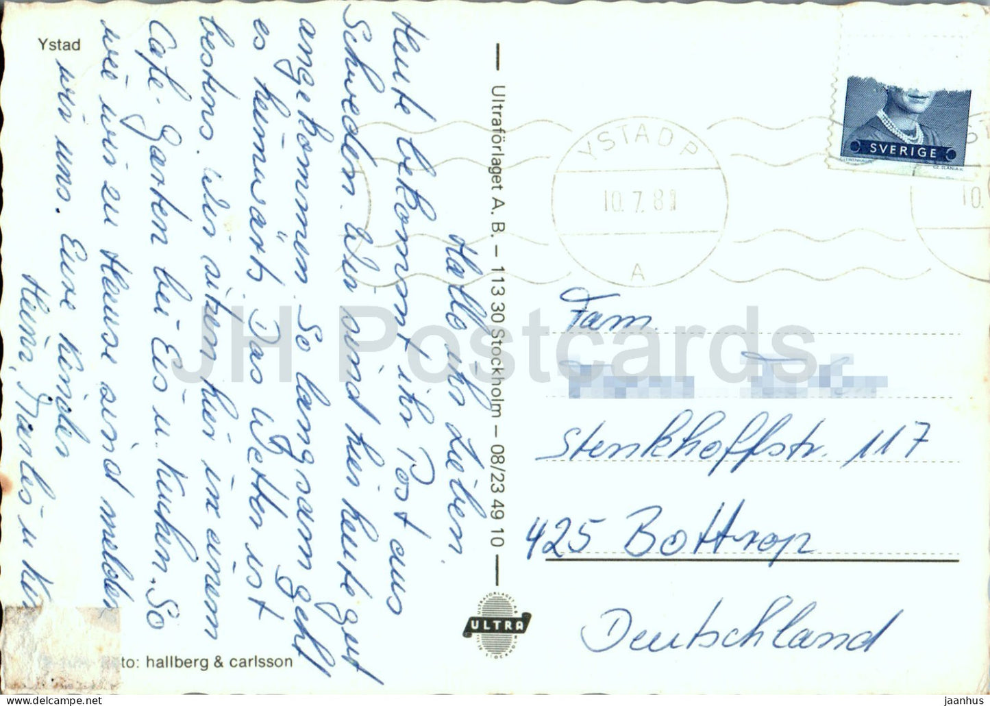 Ystad - ship - boat - multiview - 1981 - Sweden - used