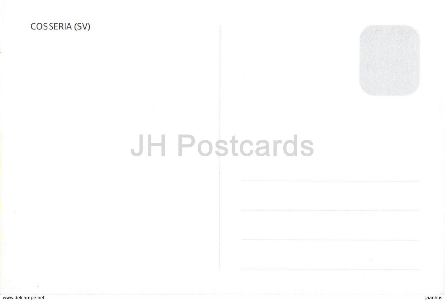 Cosseria SV - Italy - unused