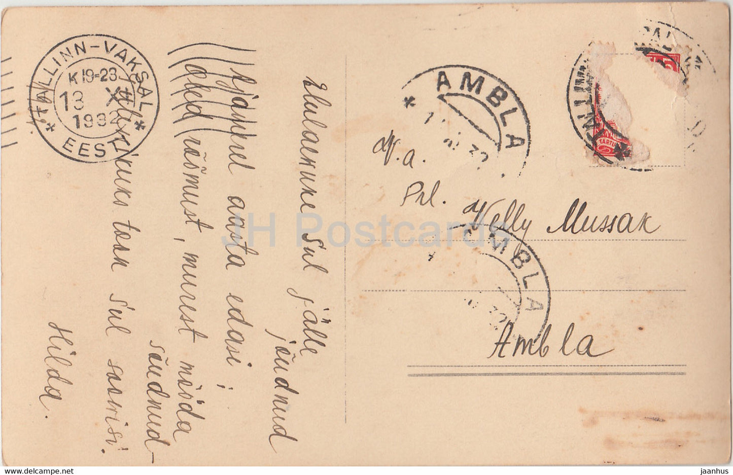 Österreichischer Schauspieler Willi (Willy) Frost - Film - Film - 1932 - alte Postkarte - gebraucht