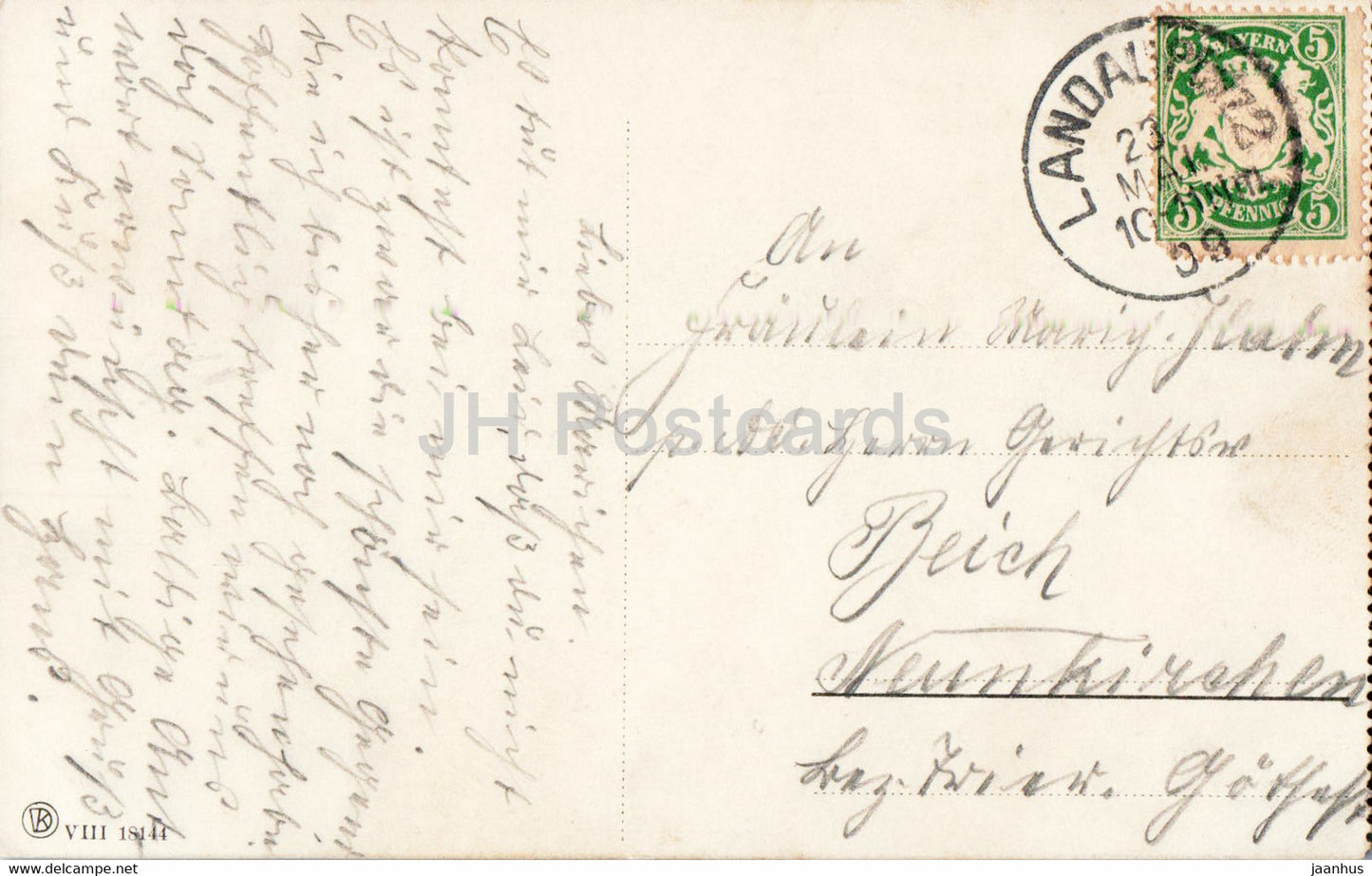 Madenburg – 1909 – alte Postkarte – Deutschland – gebraucht