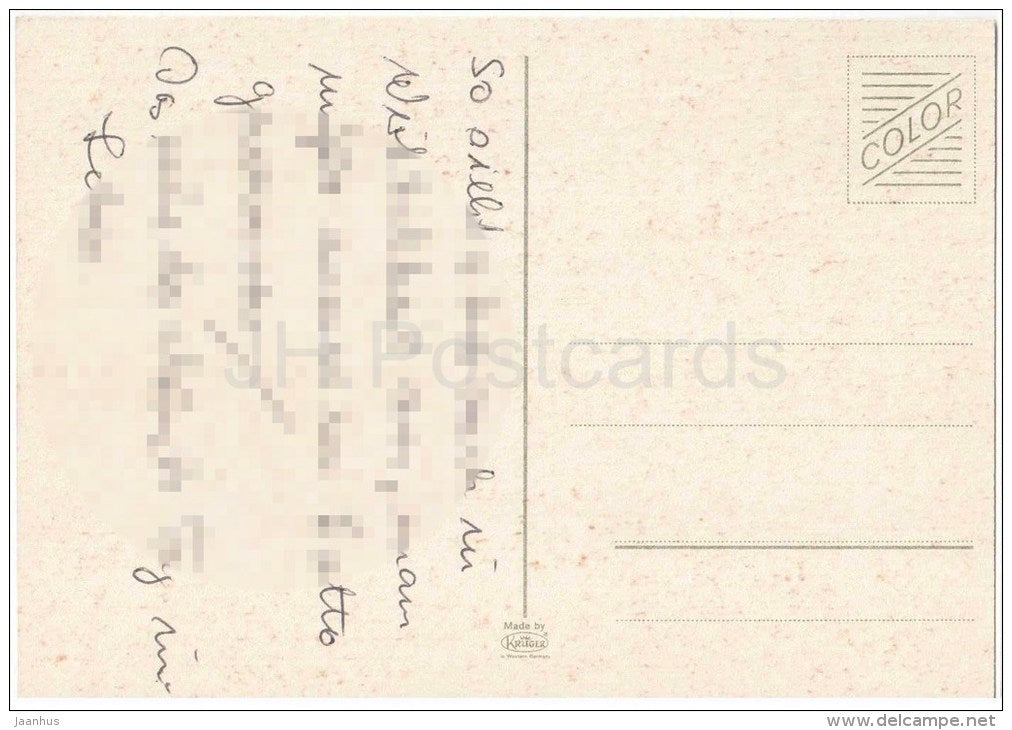 Lüneburger Heide - Germany - gelaufen - JH Postcards