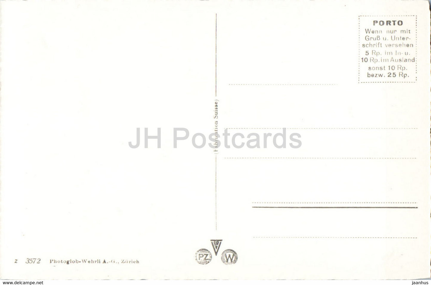 Stein a Rhein - Rathaus - mairie - 3752 - carte postale ancienne - Suisse - inutilisée