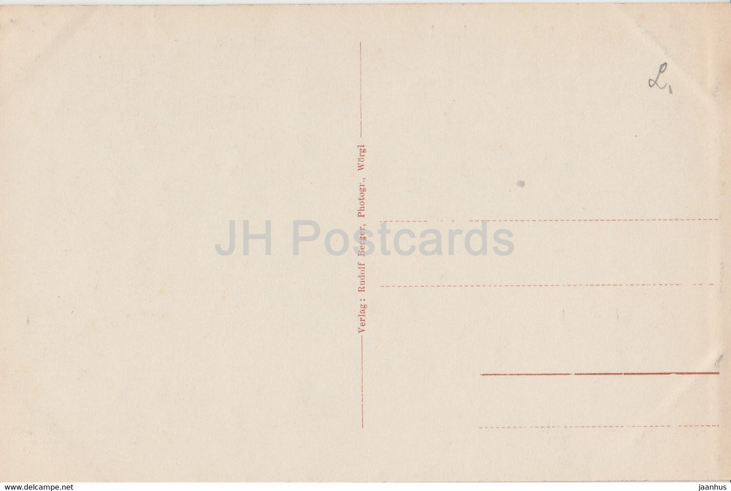 Johannis Hutte 2121 m à Klein Iseltal - carte postale ancienne - Autriche - inutilisée