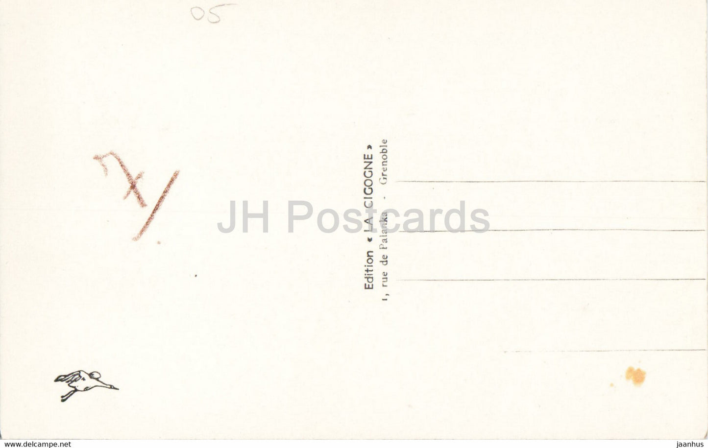 La Grave et la Meije 3983 m - 1363 - old postcard - France - unused