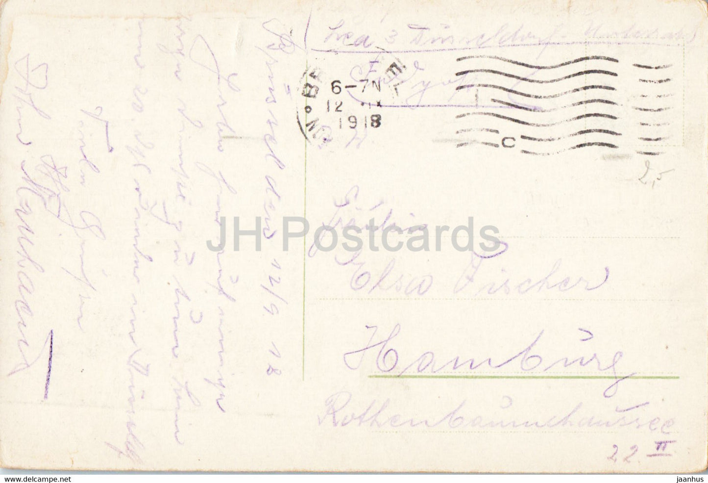 Bruxelles - Bruxelles - Palais de Justice - carte postale ancienne - 1918 - Belgique - occasion