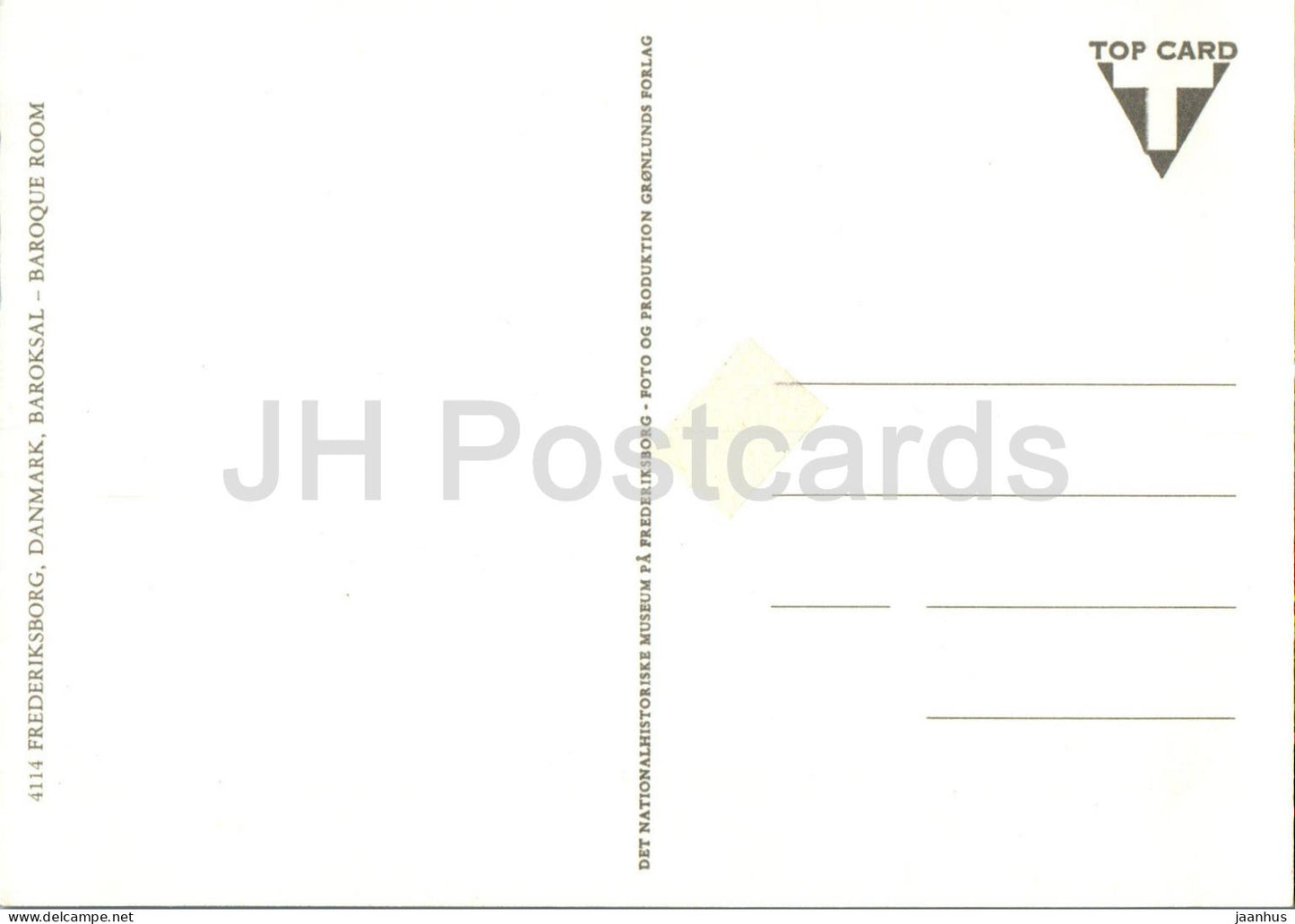 Frederiksborg - Baroksal - Baroque Room - castle - 4114 - Denmark - unused
