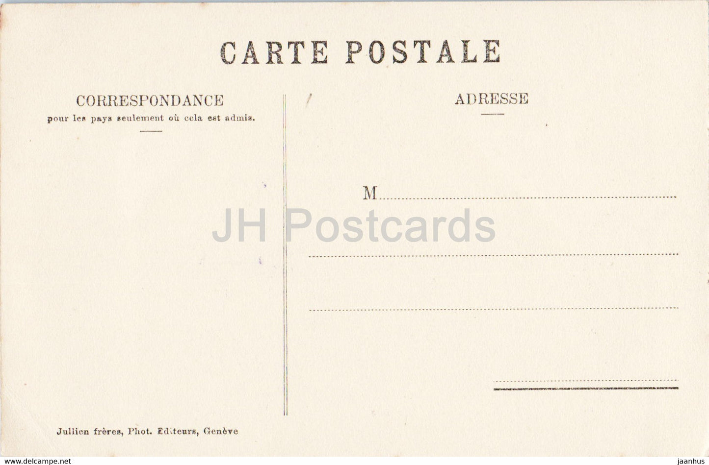 Saint Gervais - Hte Savoie - 571 - alte Postkarte - Frankreich - unbenutzt