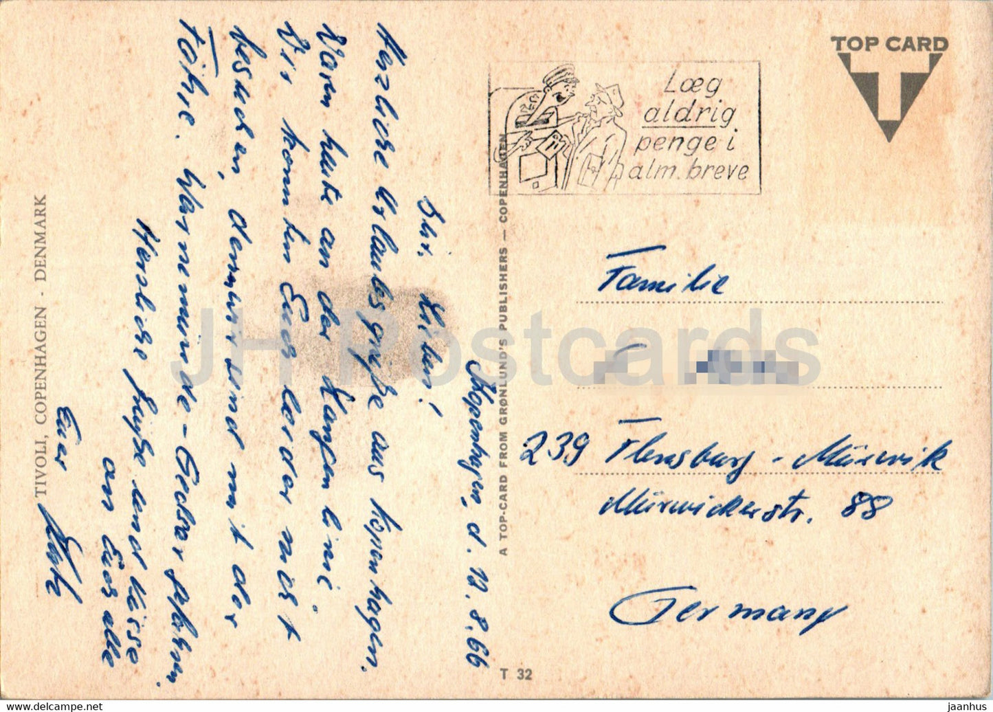 Copenhague - Kopenhagen - Tivoli - multiview - T 32 - 1966 - Danemark - occasion