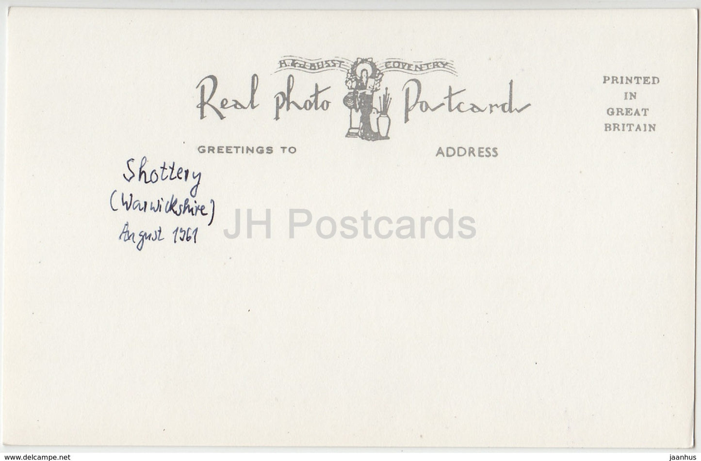 Stratford-upon-Avon - Anne Hathaway's Cottage from the Orchard - 299 - 1961 - United Kingdom - England - used