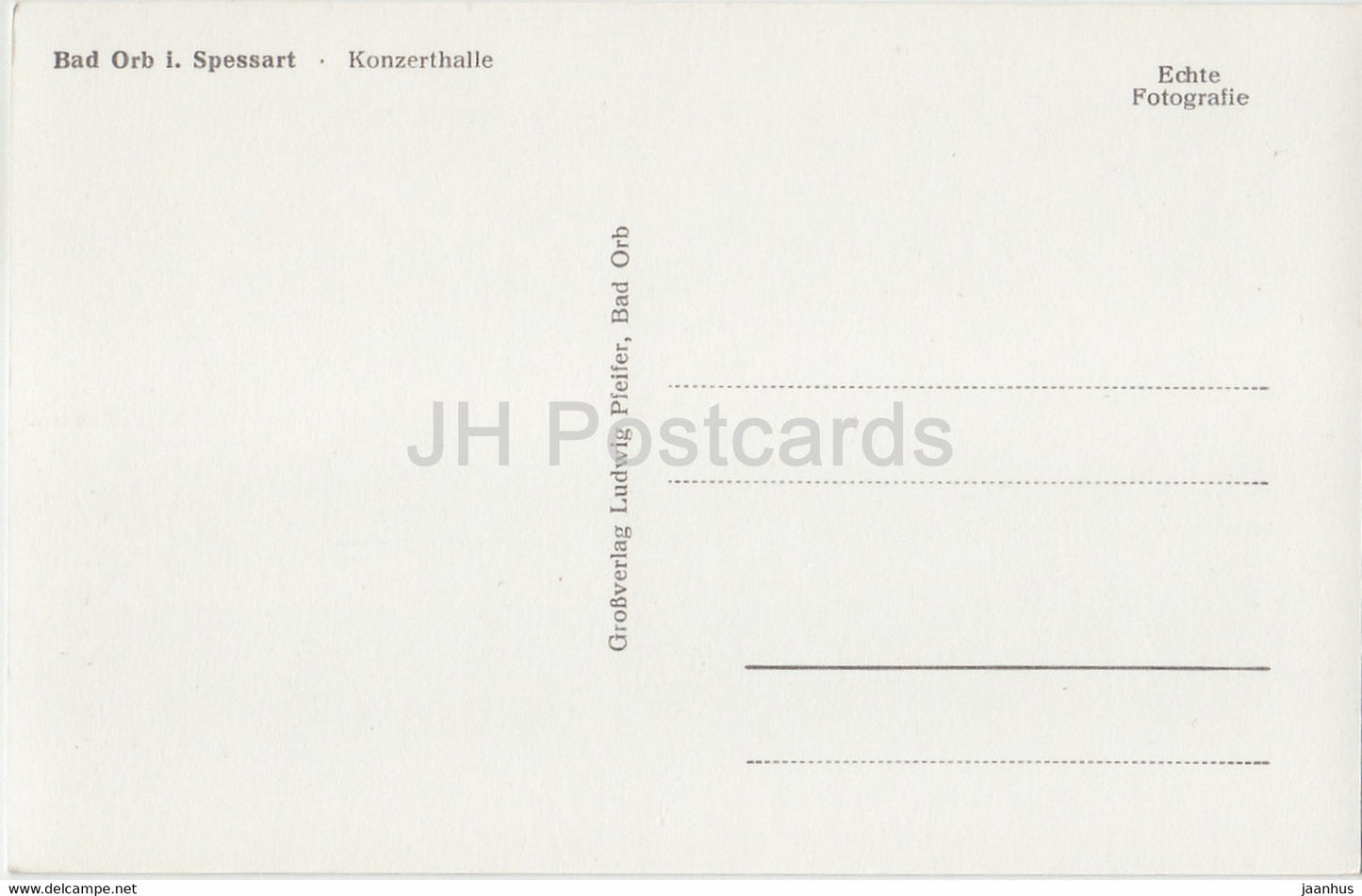 Bad Orb i Spessart - Konzerthalle - Allemagne - inutilisé
