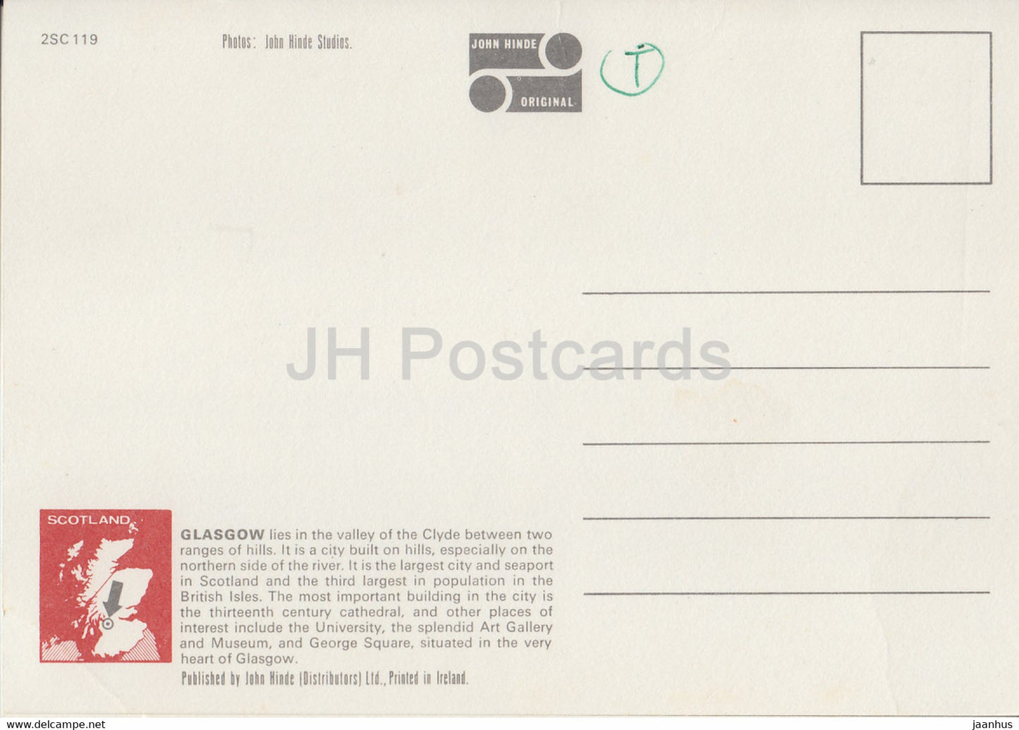 Glasgow - George Square - Ecosse - Royaume-Uni - inutilisé