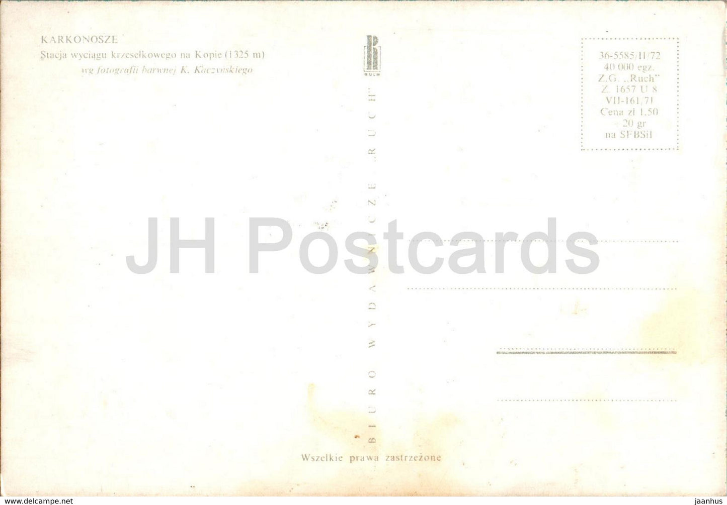 Karkonosze - Stacja wyciagu krzeselkowego na Kopie 1325 m - skilift station - Poland - unused