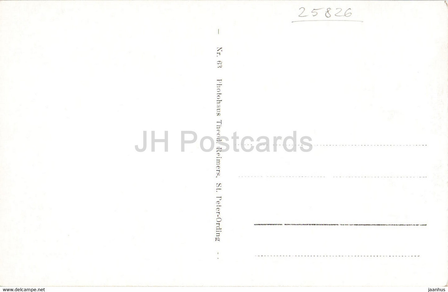 Nordseebad St Peter Ording - Strandleben a d Sandbank - beach - old postcard - Germany - unused