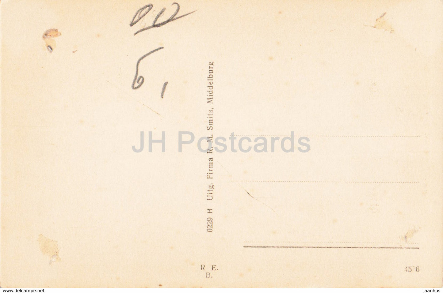 Middelburg Balans - Ingang Poort Abdij - old postcard - Netherlands - used