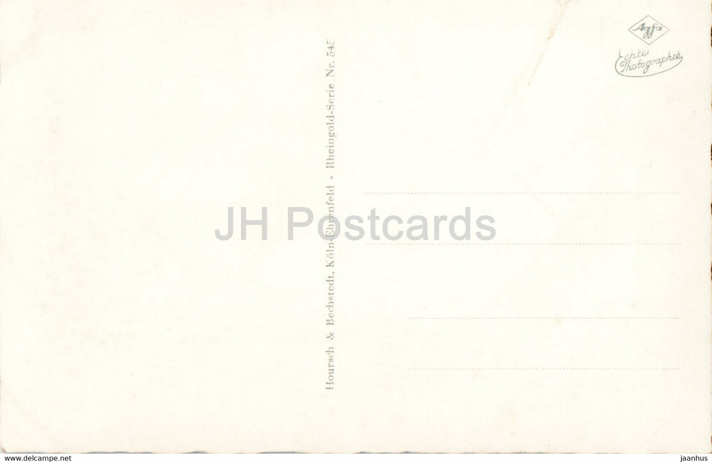 Die Pfalz bei Kaub - old postcard - Germany - unused