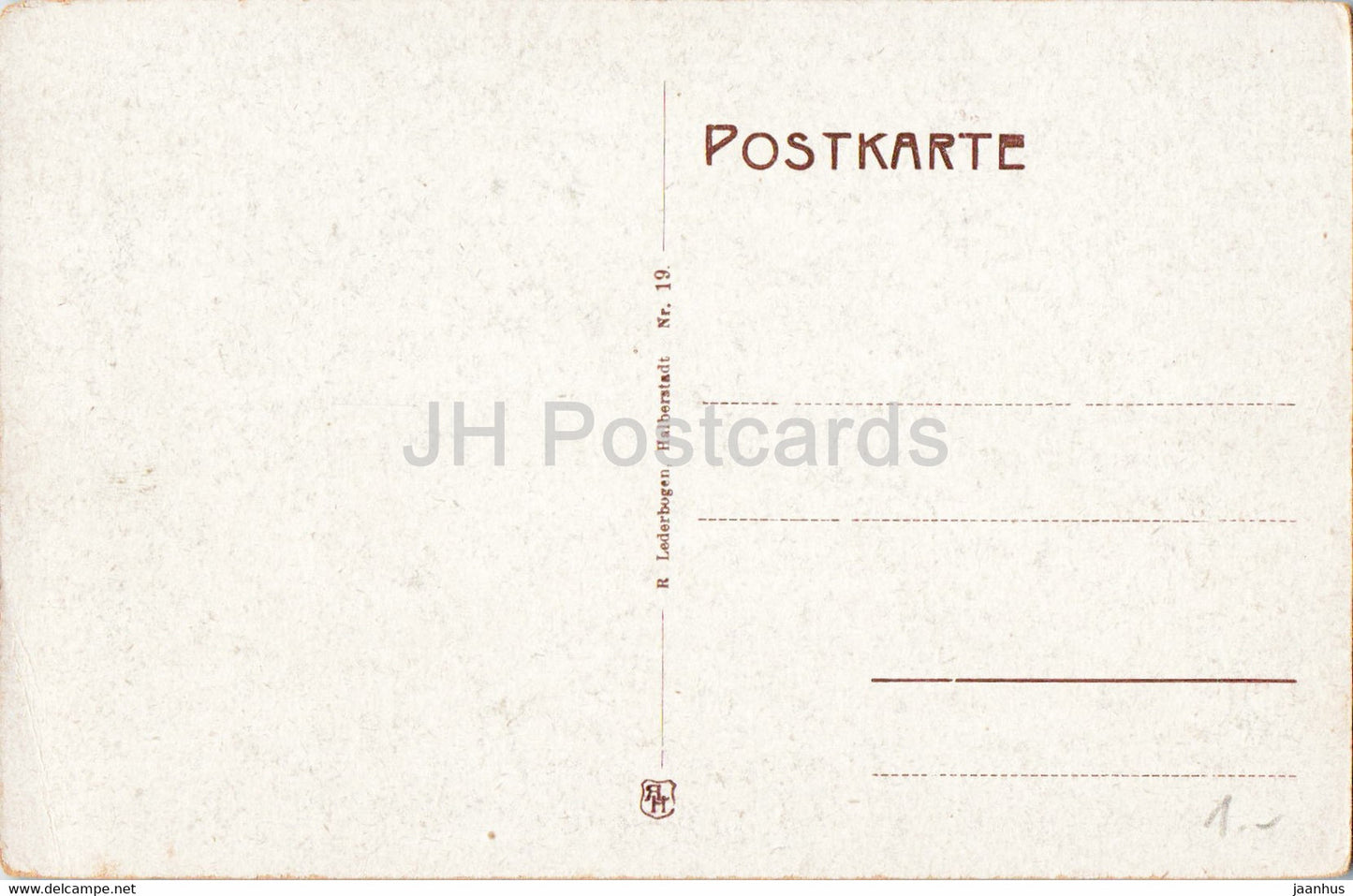 Ilsenburg im Harz - Schloss - alte Postkarte - Deutschland - unbenutzt