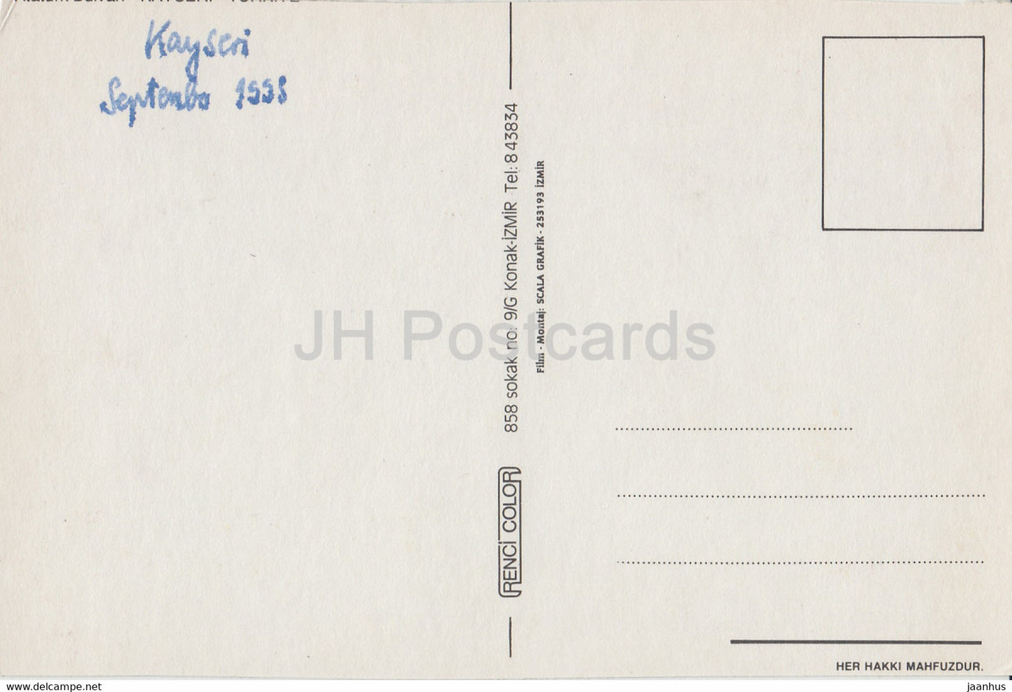 Kayseri - Street View - 1993 - Turquie - occasion