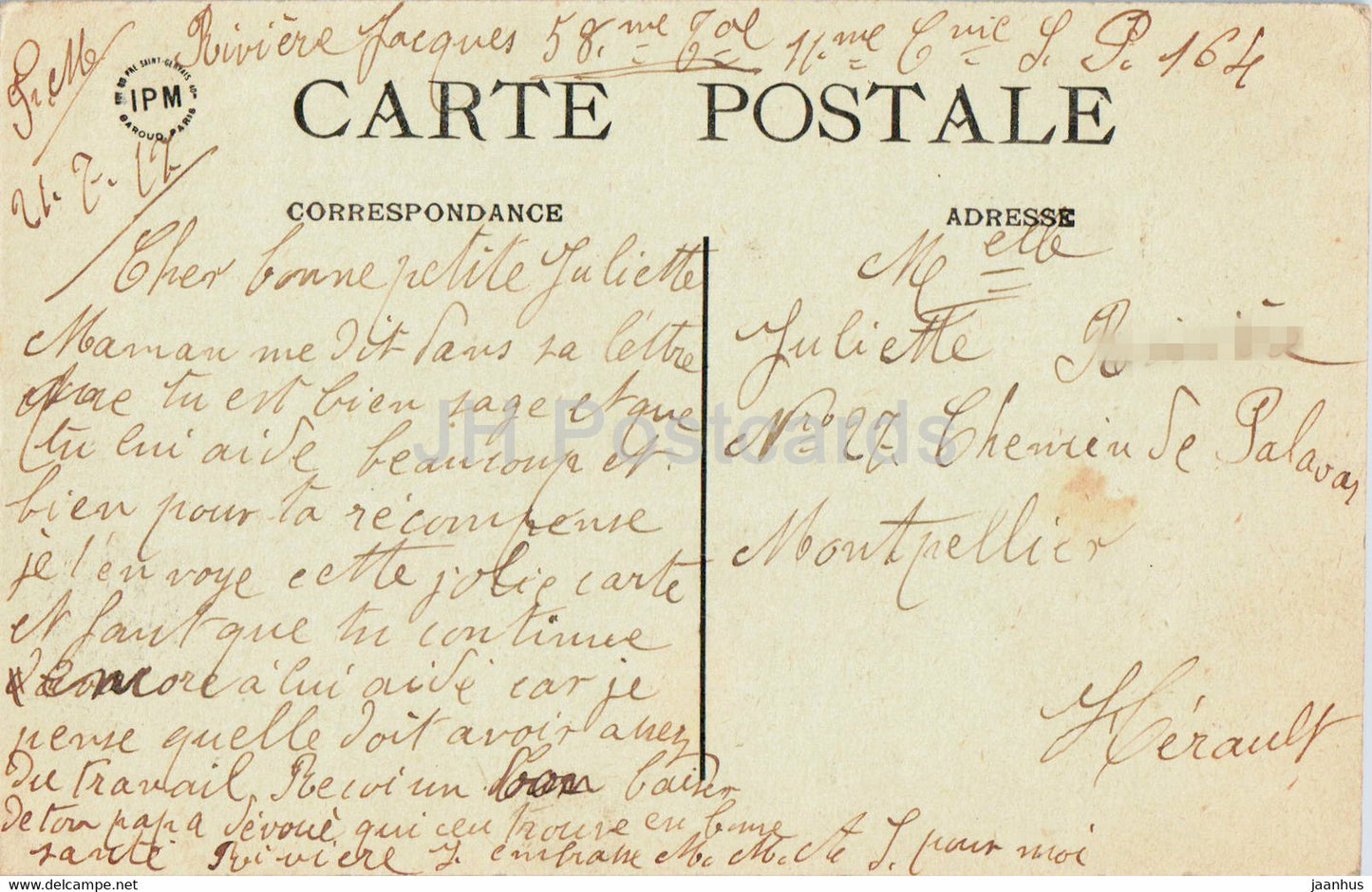 Chateau de Ham - La Grosse Tour et le Chateau - Schloss - 3 - alte Postkarte - 1917 - Frankreich - gebraucht