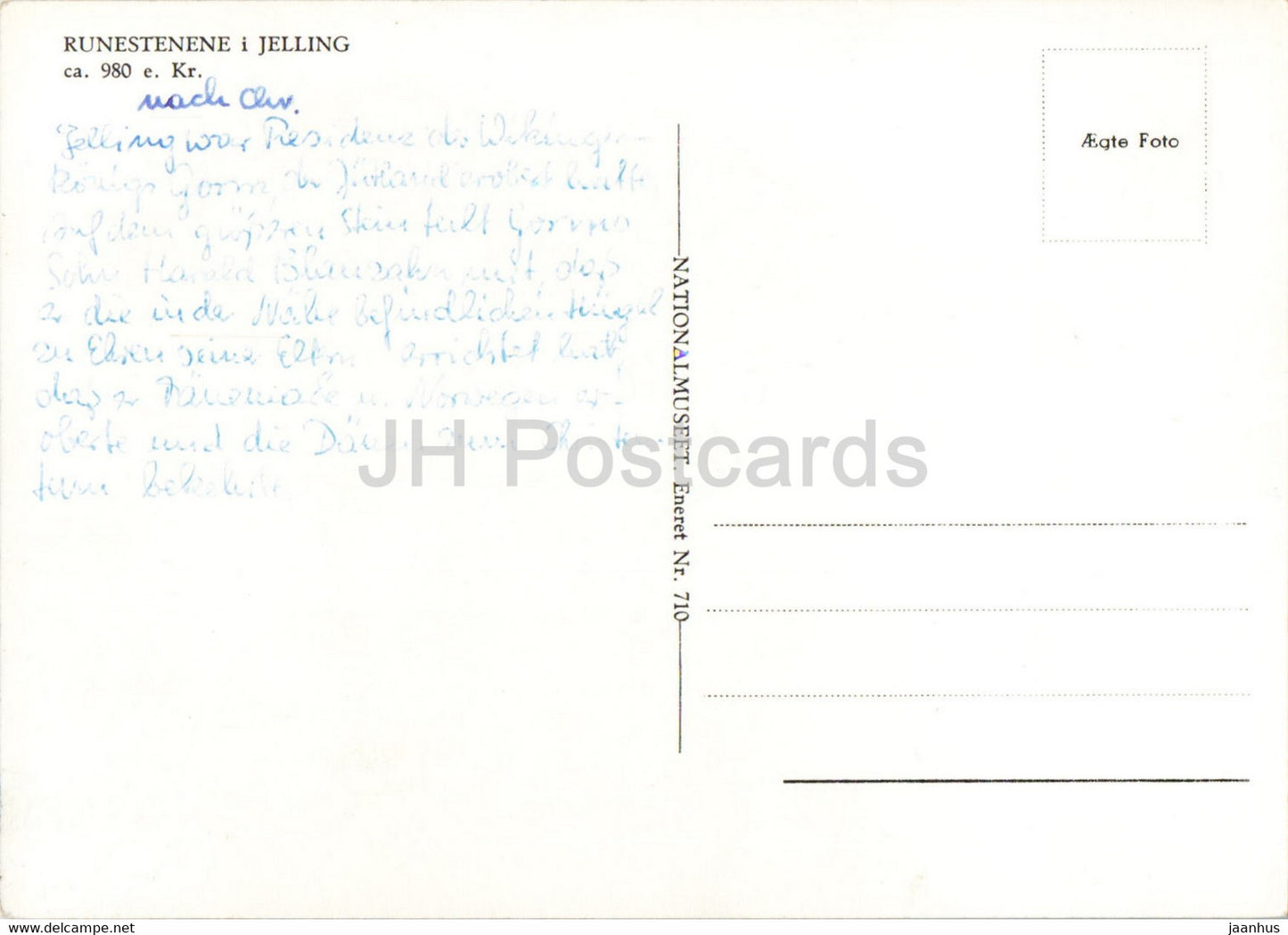 Runestenene i Jelling - The Rune stones in Jelling - ancient world - Denmark - used