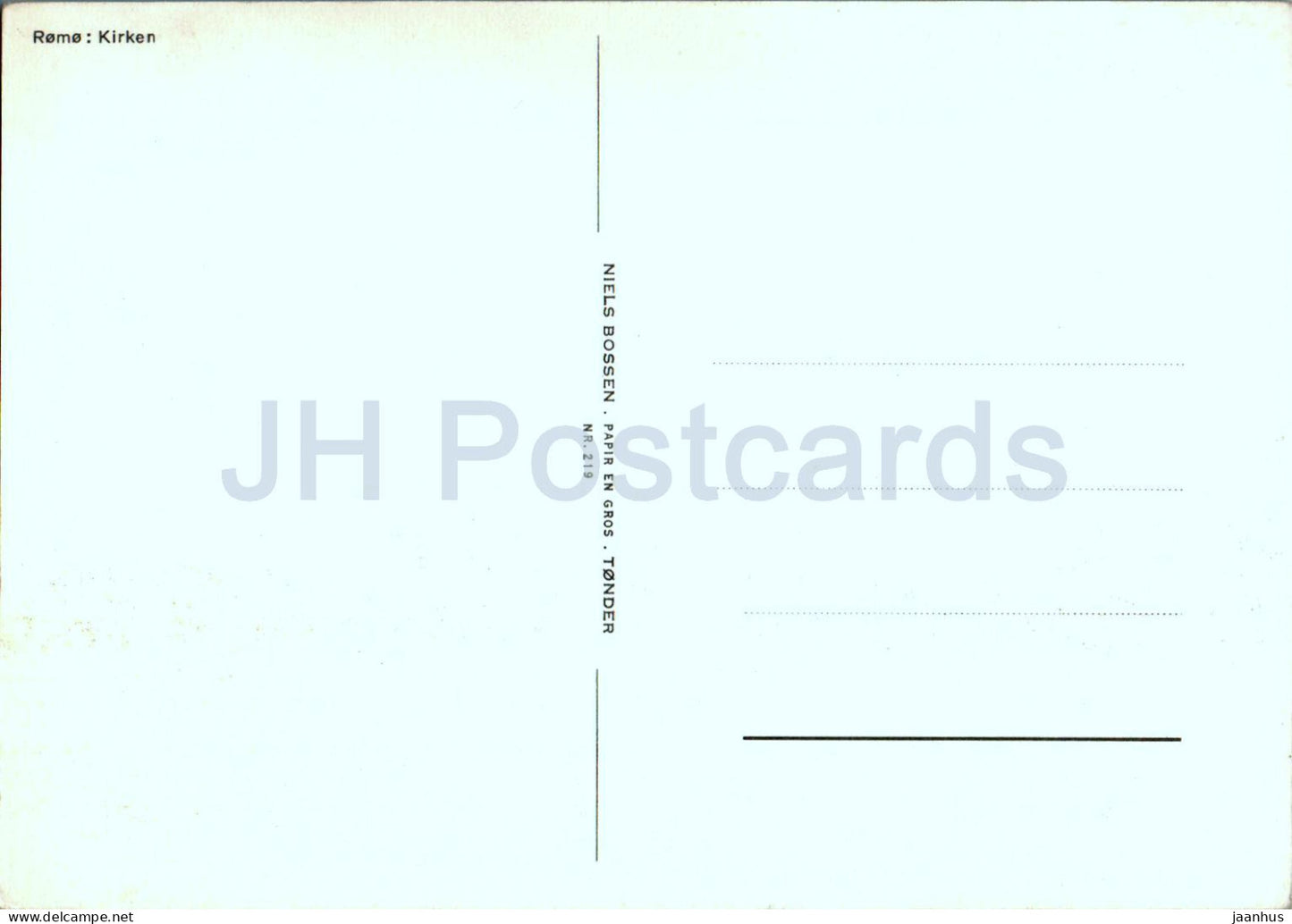 Romo Kirke - church - 219 - Denmark - unused