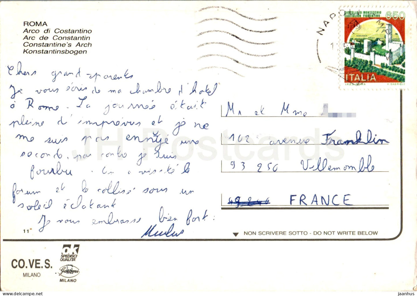 Roma - Rome - Arco di Constantino - Contantine's Arch - ancient world - Italy - used