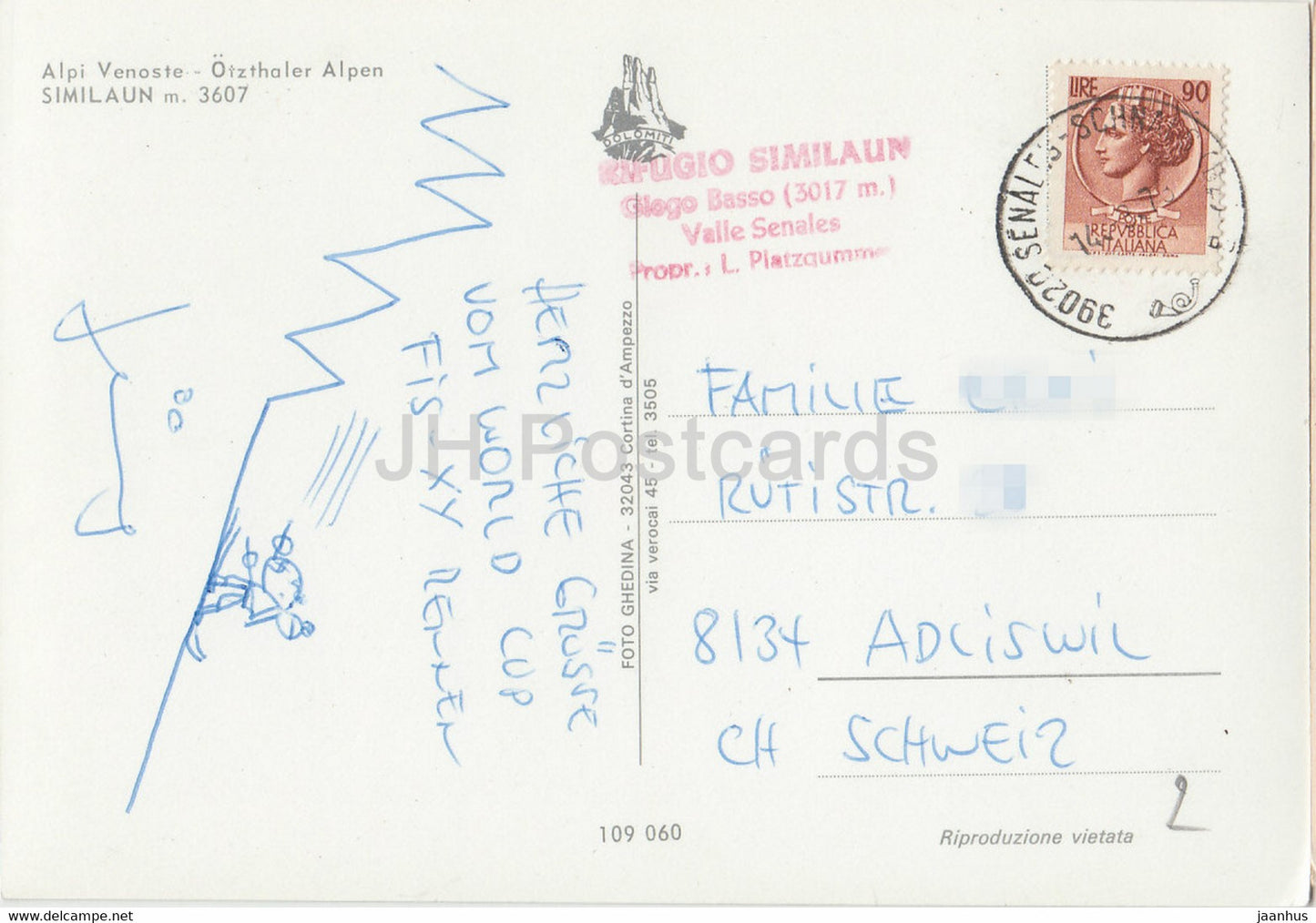 Alpi Venoste - Otzhaler Alpen - Similaun 3607 m - 1978 - Italie - Italia - occasion