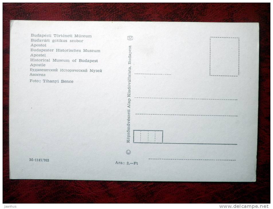 Historical Museum of Budapest - Apostle - Hungary - unused - JH Postcards