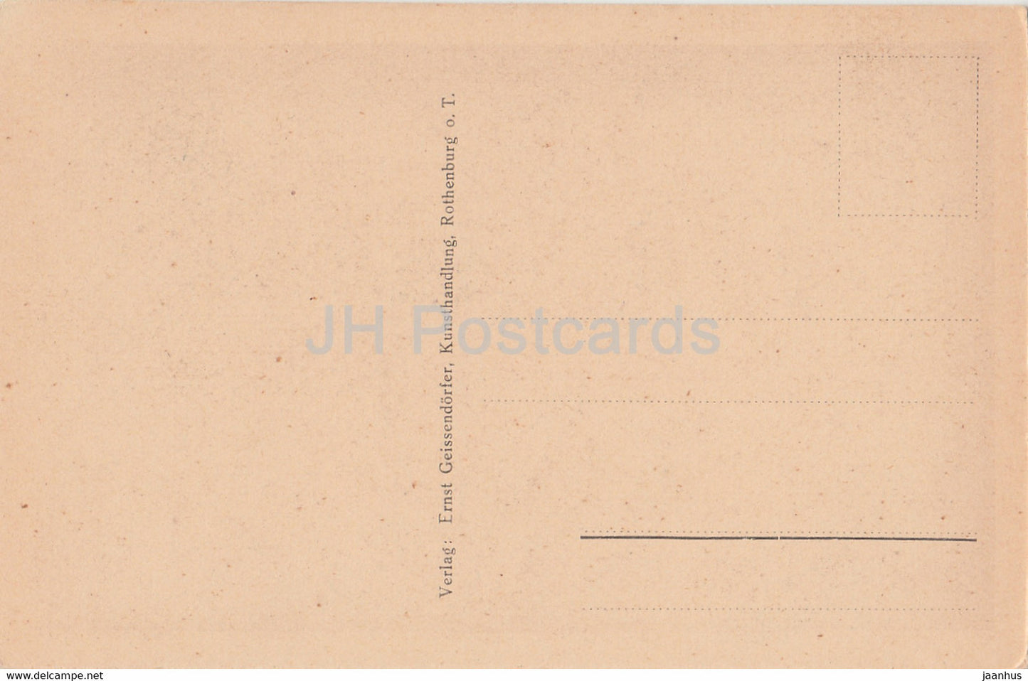 Rothenburg od Tauber - Portal am Gymnasium - alte Postkarte - Deutschland - unbenutzt