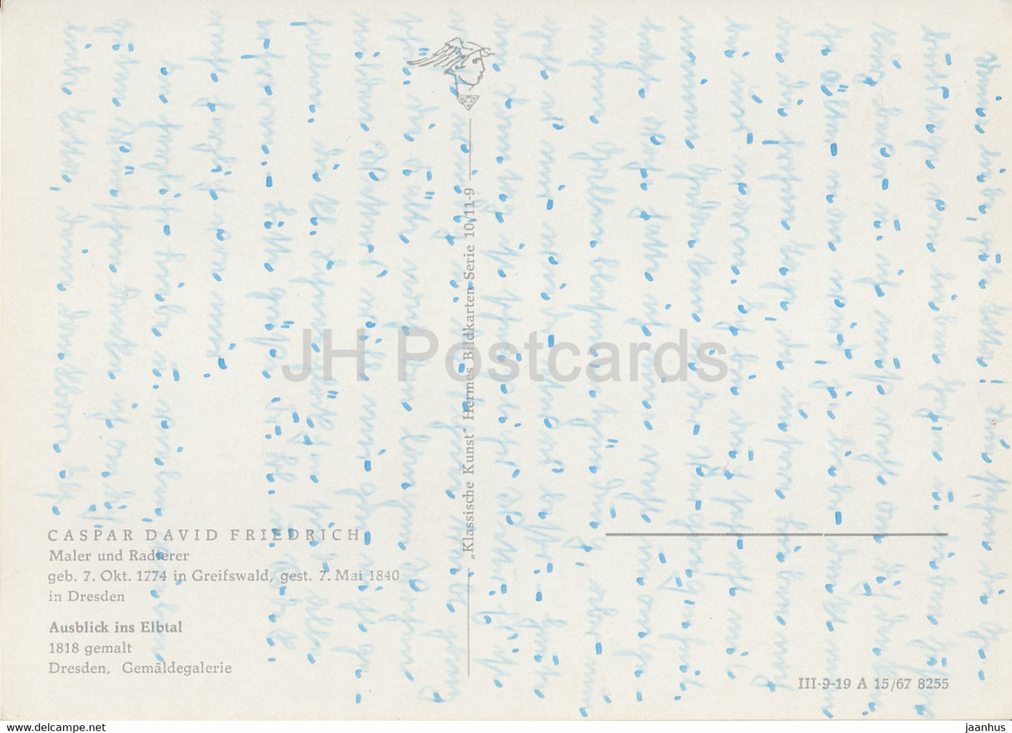 peinture de Caspar David Friedrich - Ausblick à Elbtal - 1 - Art allemand - Allemagne - utilisé